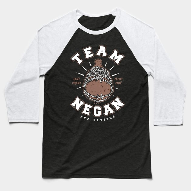 Team Negan Baseball T-Shirt by Olipop